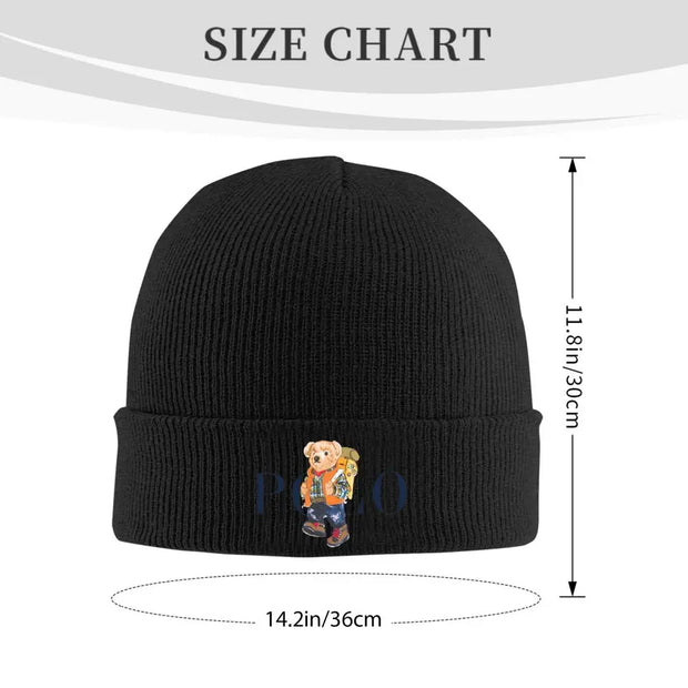 Kawaii Bears Beanie Hats Bonnet Hats Men Women Unisex Hip Hop Hippie Skullies Beanies Winter Design  Polo Head Wrap Caps