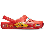 Disney Aoger Lightning Mcqueen Pixar Cartoon Solid Waterproof Slippers Outdoor Beach Shoes Sandals Casual Ankle-wrap Eva Shoes