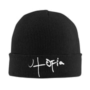 Utopia Travis Scott Rappe Bonnet Hats Knitting Hat Female Male Trendy Warm Beanie Hats Winter Gym Graphic Cap