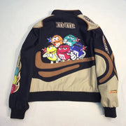 Embroidery M Letter Harajuku Baseball Jacket Coats Men Women Hip Hop Printed Couples Harajuku Patch Varsity Bomber Jackets M-3XL